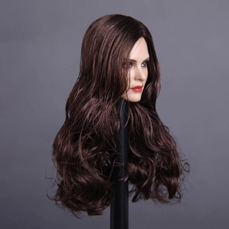 1/6 весы Женский Глава Sculpt блондин/каштановые волосы для 12 &quotЖенский Экшн фигурки