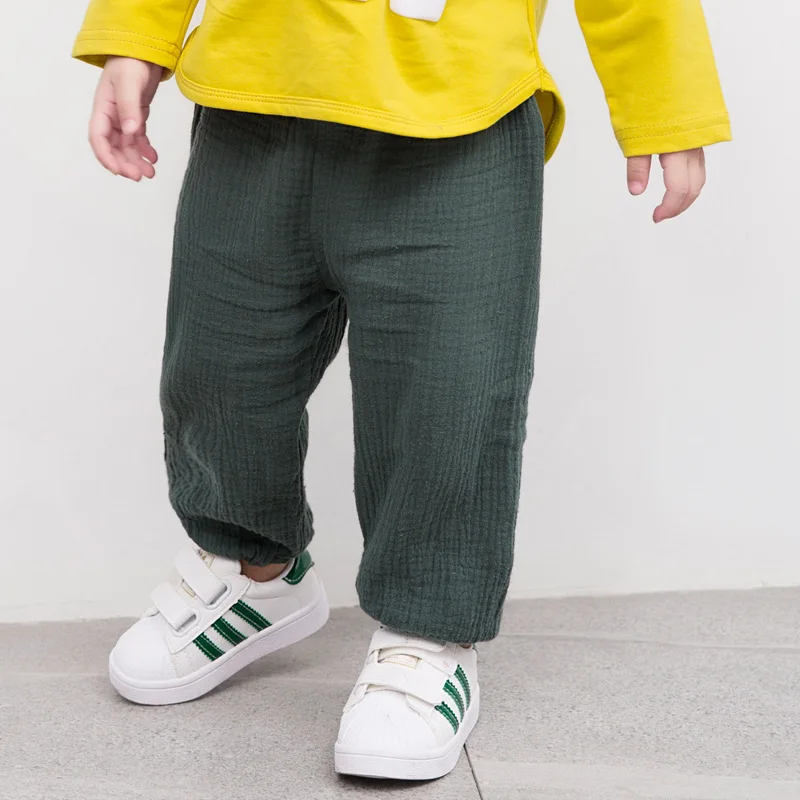 Autumn Baby Boys Girls Joggers Harem Pants Trousers Kids Children Clothes Kids Casual Pant 1-5year