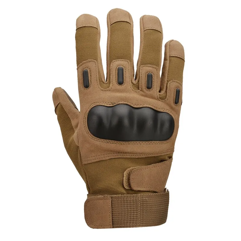 Антарктика тактические гоночные водонепроницаемые мотоциклетные перчатки с сенсорным экраном, перчатки для велоспорта, походов, верховой езды, кожаные перчатки M-XL - Цвет: Brown