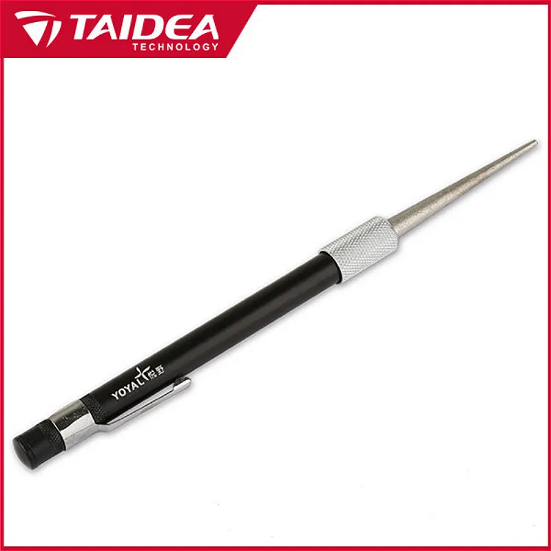 Taidea Carpenter Brothers Ручка для заточки алмазов T0905D зубчатая точилка для ножей на открытом воздухе складной для ножа крюк h2 - Цвет: blac
