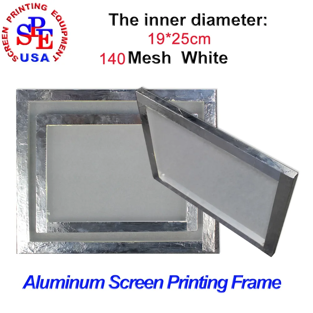 

Aluminum Alloy Screen Frame for screen printing inner size 19*25cm with 140mesh