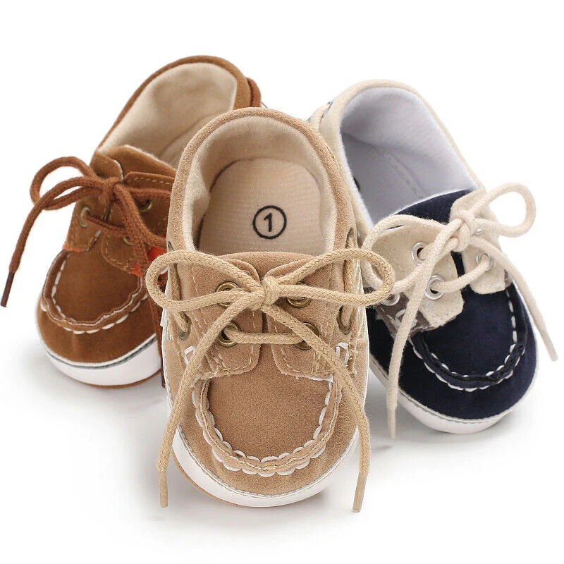 Брендовая винтажная детская обувь из искусственной кожи, нескользящая обувь для новорожденных, первая обувь для малышей с Т-образным ремешком, обувь на мягкой подошве со шнуровкой для маленьких мальчиков и девочек