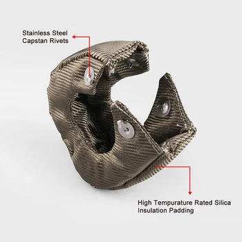 

Glass Fiber Fits for T3 T4 Shield 1000℃ Temp Rating Turbo Heat Barrier Replaces Accessories Newest Latest Useful