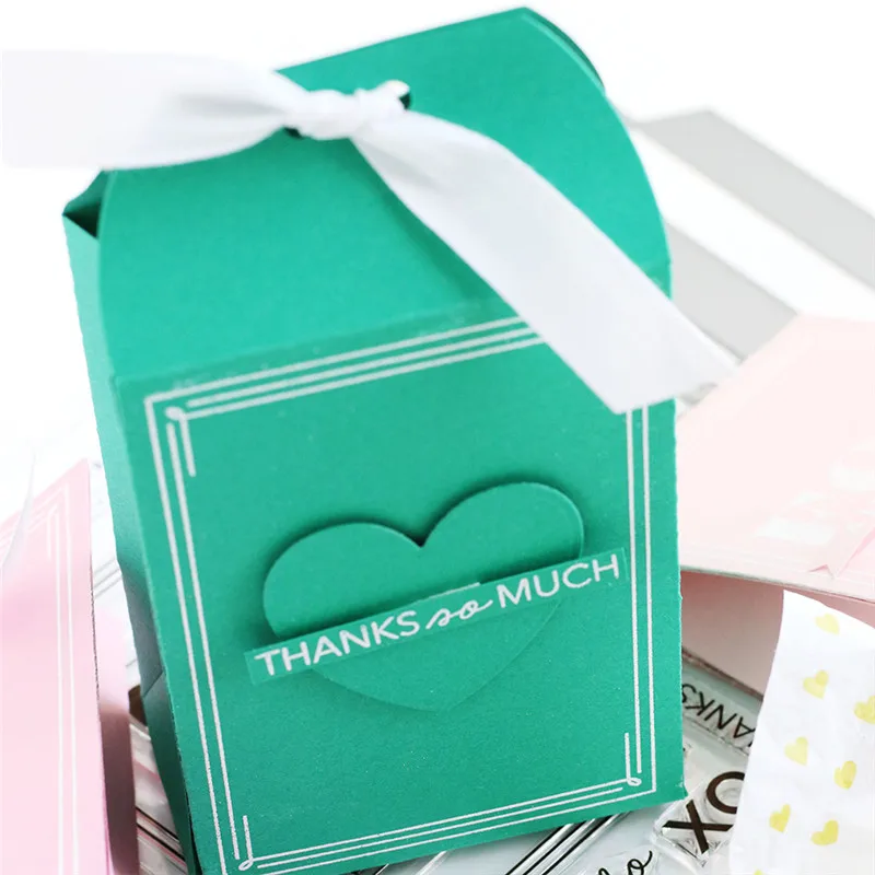 DiyArts Gift Bag Dies Metal Cutting Dies Scrapbooking Box for Card