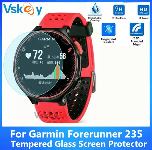 bilder für 100 stücke Glas Film Für Garmin Forerunner 235 220 225 35 230 735 630 Vivoactive HR Smart uhr Ausgeglichenes schutz bilder für 100 stücke Glas Film Für Garmin Forerunner 235 220 225 35 230 735 630 Vivoactive HR Smart uhr Ausgeglichenes schutz