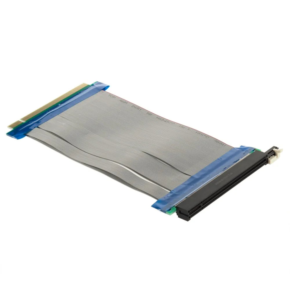 20CM PCI-E 1X Professional Riser Card Ribbon Extender Extension Cable Jn