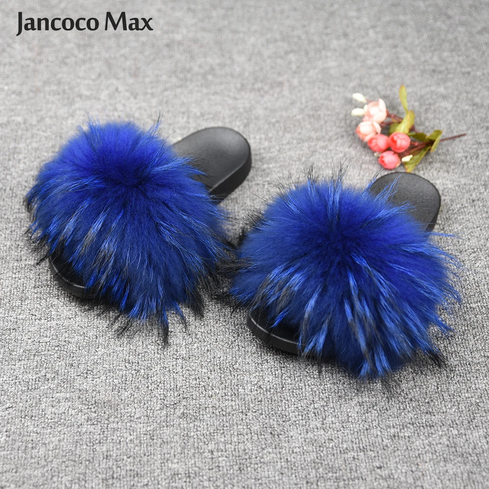Fox Fur Max Fur Slippers New Arrival Shoes Women Slippers Real