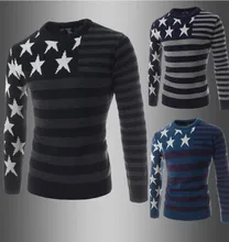 New Autumn Fashion Brand Casual Sweater O-Neck Striped Slim Fit Knitting Mens Sweaters And Pullovers Men Pullover