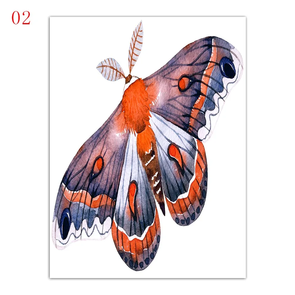 Wall-Art-Printing-Modern-Fashion-Nordic-Style-Poster-Ladybugs-Butterfly-And-Flower-Minimalism-Canvas-Paintings-Decor (4)