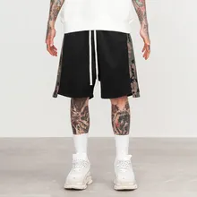 Боковой камуфляж, в полоску, с принтом с затягивающими шнурками эластичный пояс свободные летние шорты