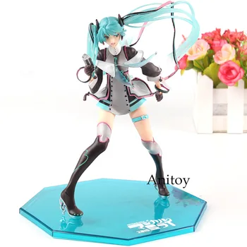 

Anime Hatsune Miku Figure Hatsune Miku Magical Miral 2015 Ver. 1/10 Scale Painted Figure by Ken Kawrnishi Doll Toy 17.5cm