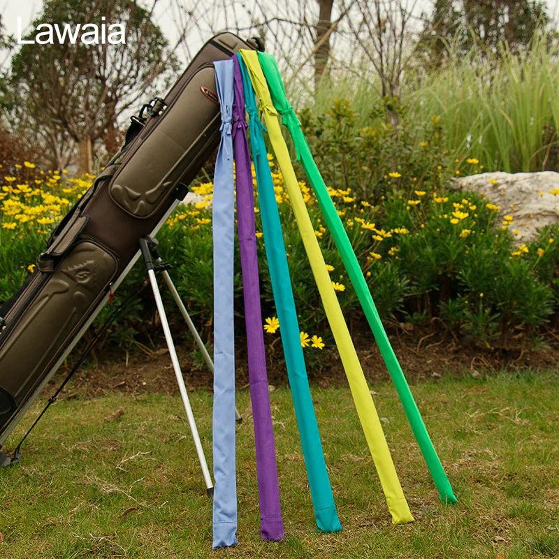 

Lawaia Fishing Rod Protection Bag Rod Pocket Length 135cm Hand Pole Guard Sleeve Anti-scratch Cotton Bags Fishing Supplies Gears