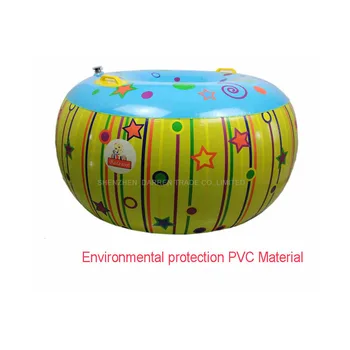 

A Pair of Nifty Inflatable Air Bumper Ball Bucket Shape Outdoor Balloon As Children's Toy