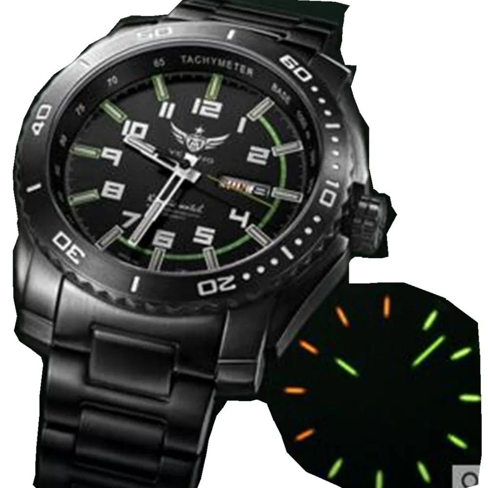 Yelang Men Watch Automatic Tritium Light Rotated Dial WR100M