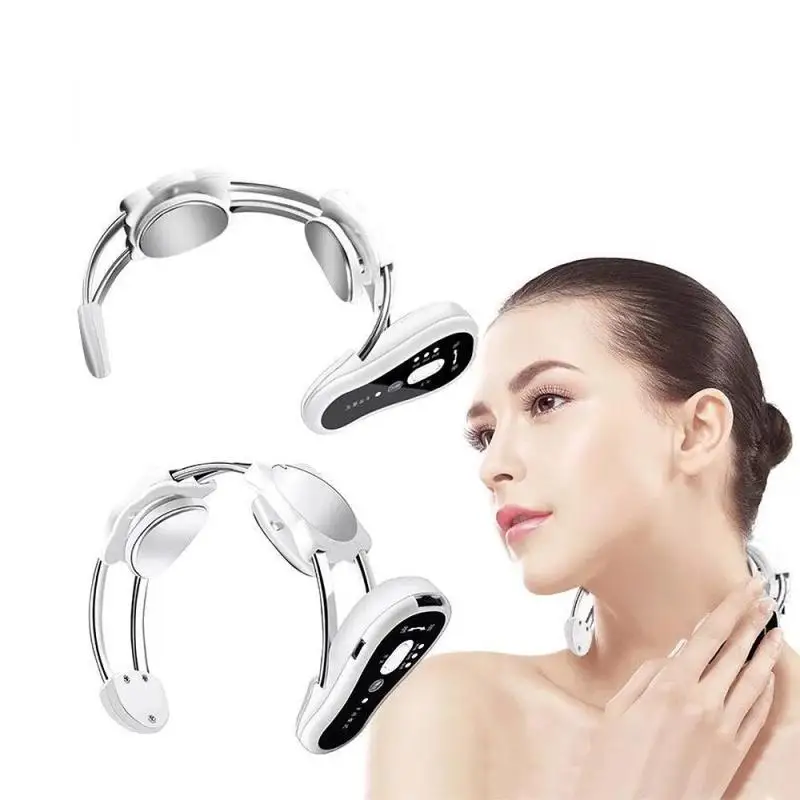 Electric Pulse Neck Massager Cervical Vertebra Impulse Massage Physiotherapeutic Acupuncture
