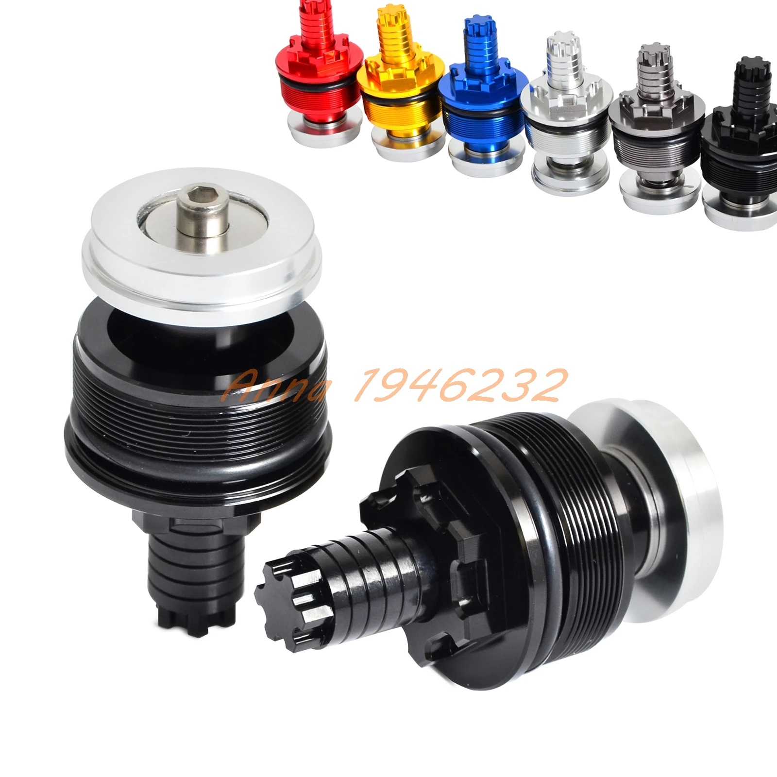 Motorcycle CNC Preload Adjuster Fork Bolts For Yamaha R25 2013 2014 R3