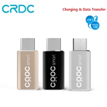 CRDC usb type C адаптер OTG USB кабель C к Micro usb конвертер для Macbook samsung Galaxy s8 s9 huawei p20 pro type-C адаптер
