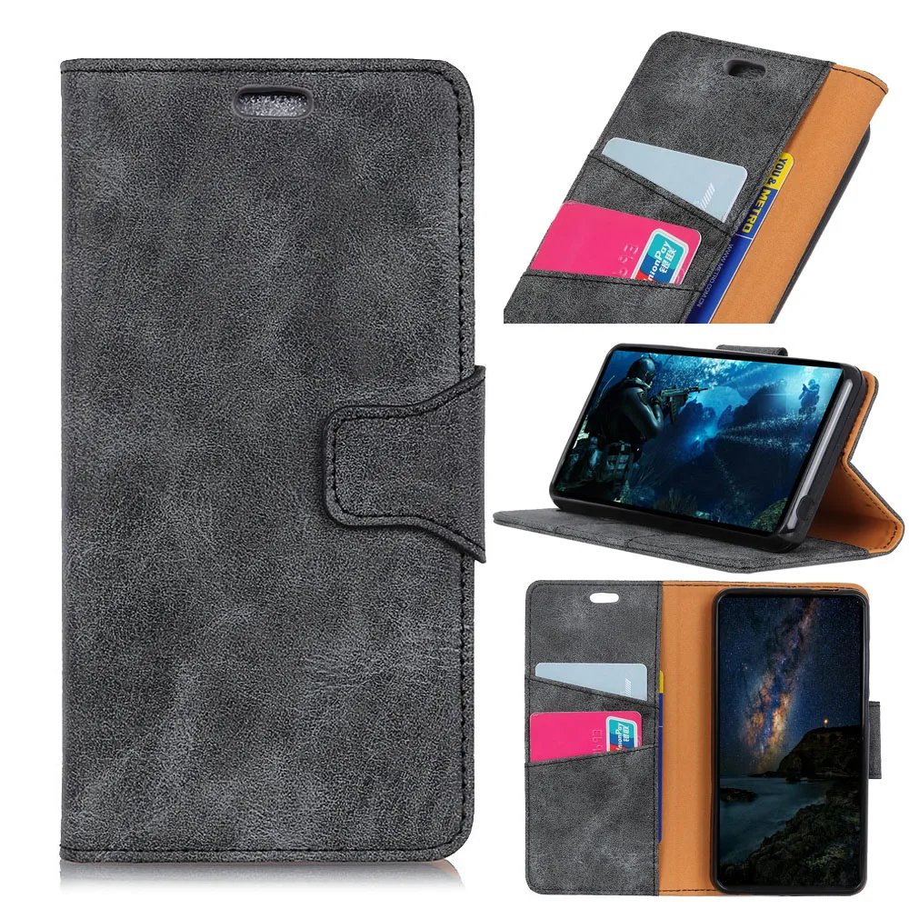 Кожаный чехол книжка с подставкой для телефона Xiaomi mi 8 SE Note 3 4 4X Red 6 6A 5 plus S2 X 2 S 5A