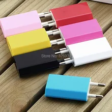 Цветной USB адаптер для зарядки Apple iPhone 4, 4S, 5, 5S, iPod Touch, 1000 шт