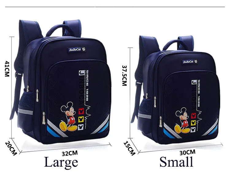 2019 микки школьный рюкзак для мальчика мультфильм Минни школьный для девочки Водонепроницаемый ортопедические школьные детские рюкзаки