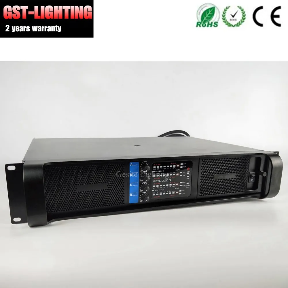 

4 Channel NEUTRIK Connectors fp10000q array professional Sound Power Amplifier