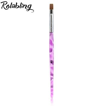 

Rolabling 300PCS Size 6# Nail Art Brush Pens Nail Brushes UV Gel Nail Polish Painting Drawing Brushes Manicure Tools Wholesale