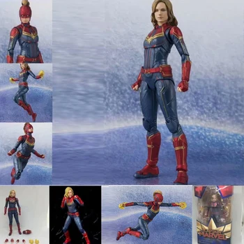 

6inch SHFiguarts Avengers 4 Endgame Marvel Captain PVC Action Figure Toy Doll Gift