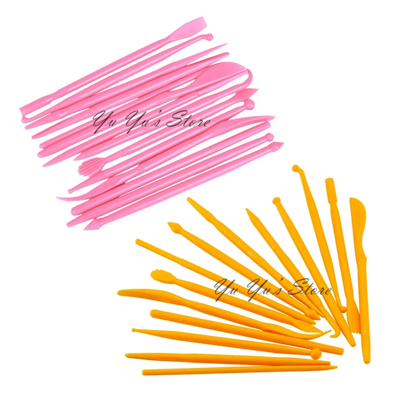 

14pcs Fondant Modelling Carving Cake Decorating Flower Pastry Craft Tool ,Food-grade Resin Material