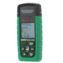 MS6900 higrometre Mini Digital Moisture Meter Wood/ Lumber/Concrete Buildings Humidity Tester with LCD Display