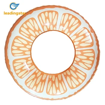 

RCtown Kids Thickening PVC Water Inflatable Ring Orange Circle Children Ring zk30