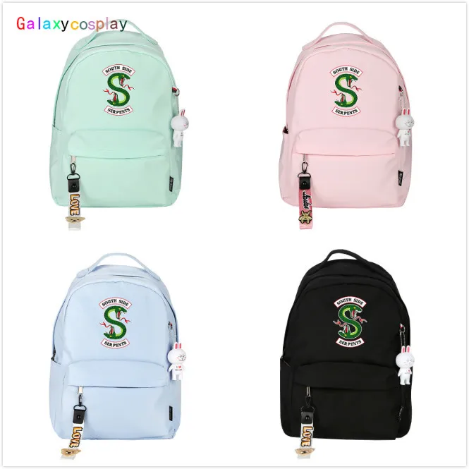 

Riverdale Snake Logo Backpack Student School Shoulder Bag Teenager Unsex Travel Rucksack Knapsack Satchel Laptop Cosplay