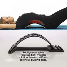Подставка для спины шеи облегчение боли в пояснице Magic Поддержка дома оборудование для стимуляции мышц комбинезоны лечения