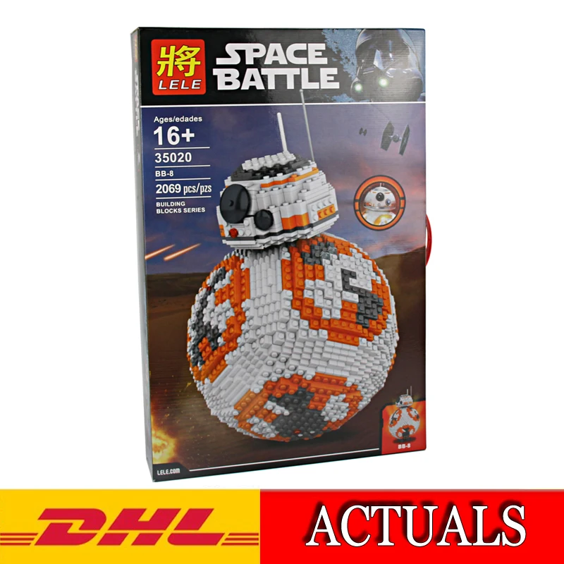 

2017 New 2069Pcs MOC Star Wars Figures Ultimate Collector's BB8 Robot Model Building Kits Blocks Bricks Toys For Children Gift