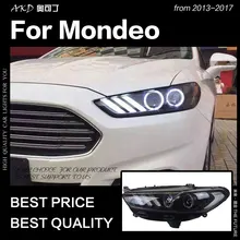 AKD автомобильный Стайлинг для Ford Fusion фара 2013- Mondeo DRL Mustang Дизайн Hid динамический сигнал биксенон светодиодный луч аксессуары