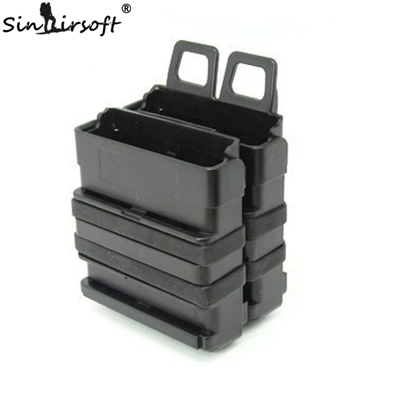 

FAST Fastmag Outdoor Accessory Pouch Tactical Magazine Bags Attach Mag Magazine Pouch Molle System for M4 Black 7.62 for Airsoft