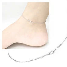 Любовь Ключ личный стиль женские ножные браслеты нержавеющая сталь босоножки Украшенные бижутерией браслеты на ноги лодыжки Браслеты для Для женщин ножная цепочка