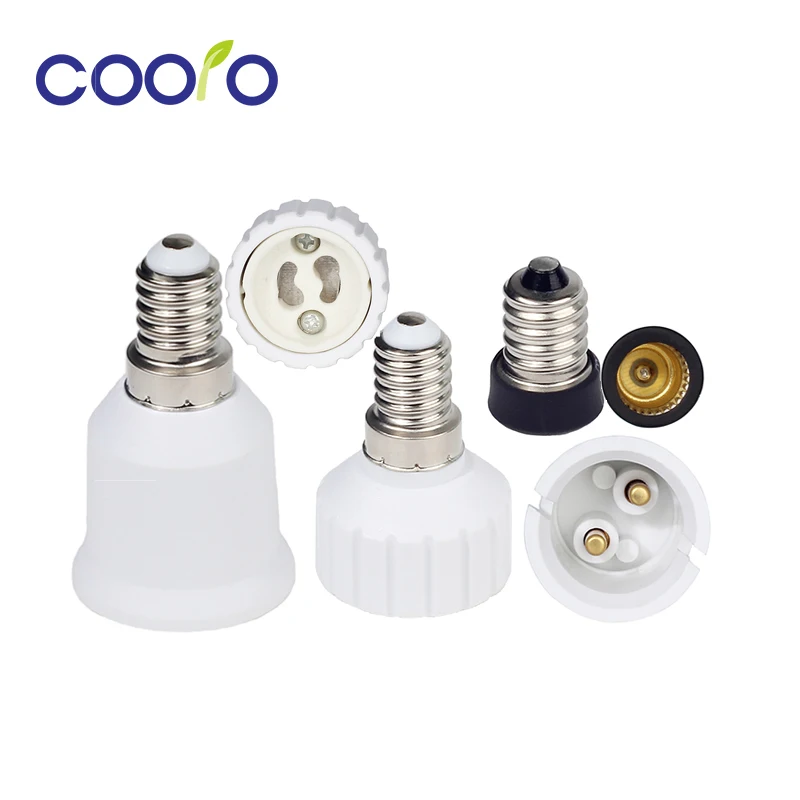 

Bulb Converter E14 to E12/ B22/ GU10 Lamp Socket Bulb Base Screw Light Holder For LED Corn Bulb Extend Adapter