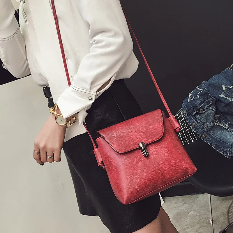 

2017 new winter Bag Satchel Bag Small Korean women retro all-match Mini Shoulder Bag
