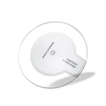 

Universal Wireless Charger Qi Charger Qi Wireless Charger Ultra-Slim Qi Wireless Charging Pad White