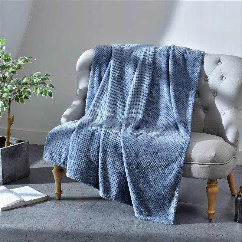 لينة بطانية قطن ل أريكة تتحول لسرير المكيفات رمي البطانيات الكبار الصيف حك المفرش مخطط لحاف