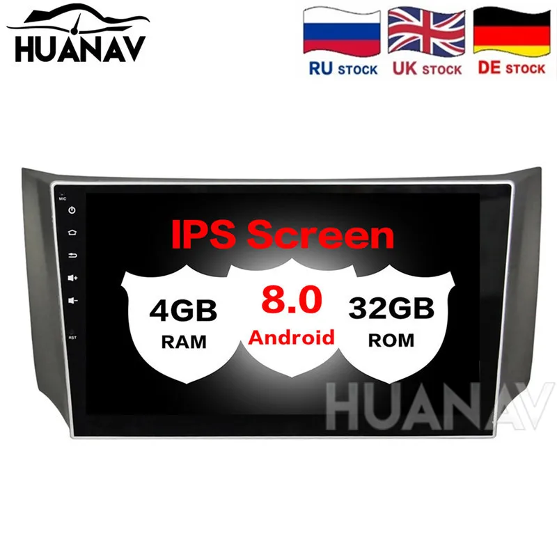 Android8.0 автомобильный DVD плеер GPS ГЛОНАСС навигация для Nissan sylphy Sentra pulsar (Австралия)
