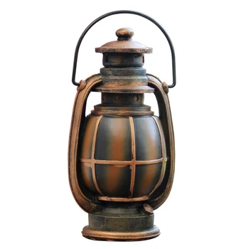 

New Arrival Creative Kerosene Lamp Shape Money Box Piggy Bank Saving Coins Box Pot High Quality Resin cofre de moeda Money Box