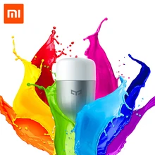 Крепление для спортивной камеры Xiao mi Yeelight синий светодиодный смарт-лампы(Цвет) E27 9 Вт 600 люмен mi светильник крепление для спортивной камеры Xiao mi Цзя смарт-телефон Wi-Fi пульт для Управление