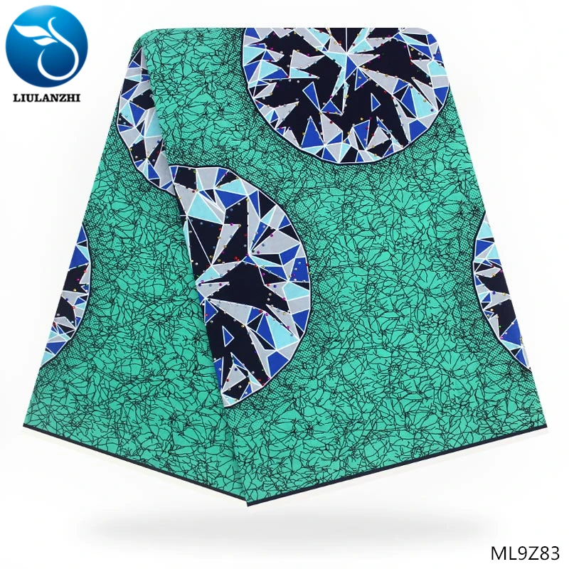 

LIULANZHI african wax prints fabric wax print fabric african 100%Cotton Material and Printed Pattern New african wax ML9Z77-94