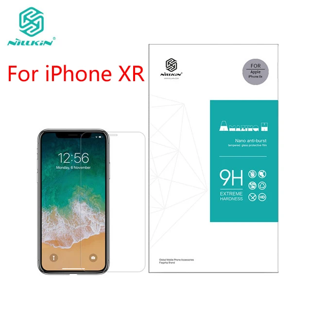 

For iPhone XR Tempered Glass Nillkin Amazing H Anti-Explosion Screen Protector Film For iPhone XR with Retail Box