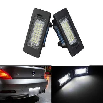 

ANGRONG White LED License Number Plate Light Lamp Canbus For BMW 3 5 Series E90 E91 E92 E93 E39 E60 M5 E61 F10 F11