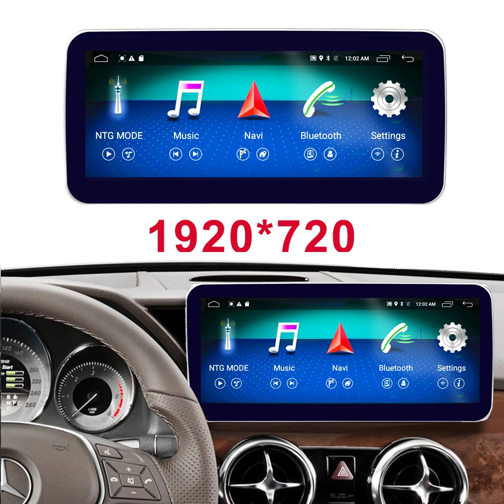 Android 8 1 10 25 &quotдисплей для Mercedes Benz GLK 2013-2015 4 + 64G Автомобильный Радио Мультимедийный