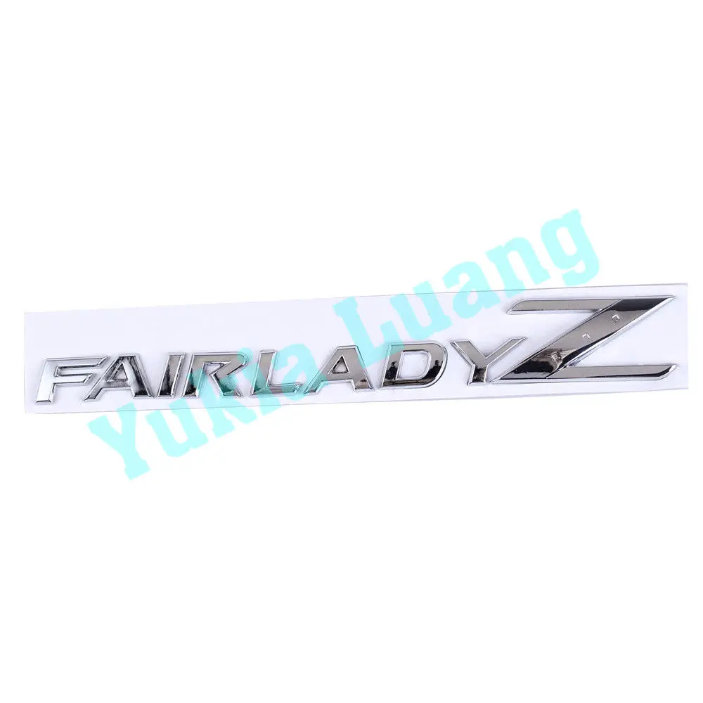 Серебро FAIRLADY Z эмблема кузова наклейки Сплав Эмблема для 350Z 370Z
