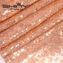 Розовое золото/темно-синий/красный/розовый/черный 4 фута(125 см) Ширина блесток ткань материал на 5 ярдов для платья/обуви/свадьбы/party-C0813