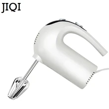 JIQI бытовой Электрический миксер для яиц 5 скоростей Автоматическая мешалка для торта смеситель для теста настольная подставка для еды смешивающий крем для выпечки машина
